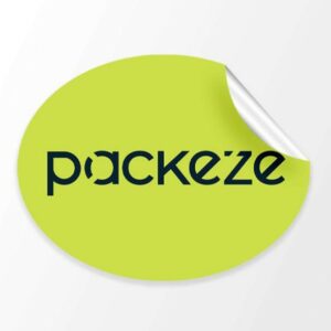 Custom Oval Stickers by Packeze