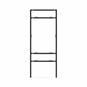 H Frame Sign Holder 18 X 24 - Double Sliders with 2 Sign Riders