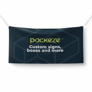 Banner with a Glossy Finish at Packeze