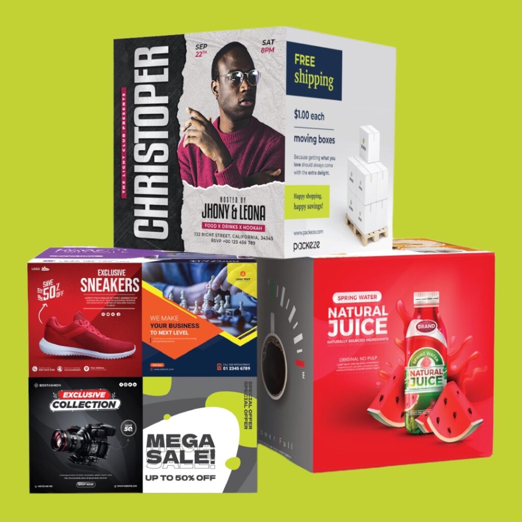 Box Advertising with Packeze!