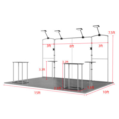 10x15ft Trade Show Booth