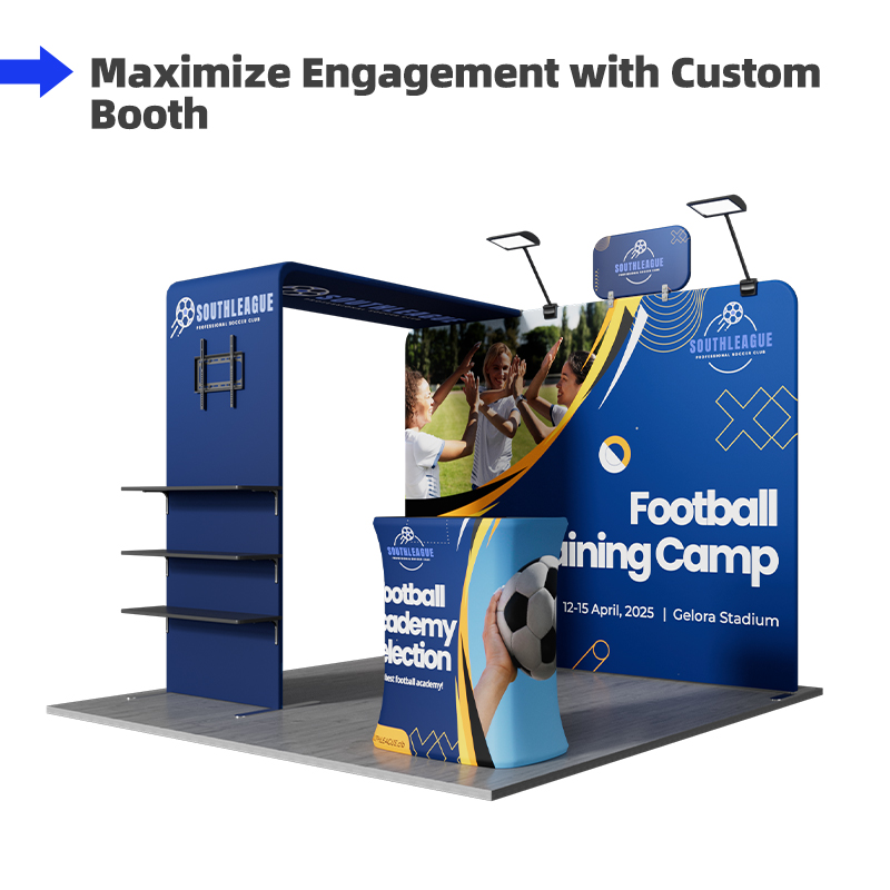 10x10ft Trade Show Booth Package A1