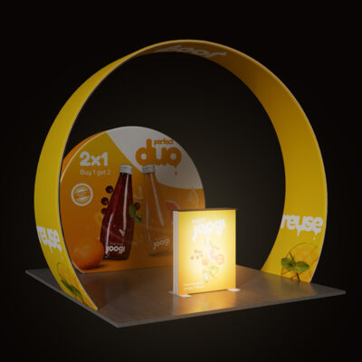 10x10ft Trade Show Booth Package D2