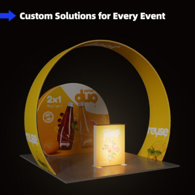 10x10ft Trade Show Booth Package D2