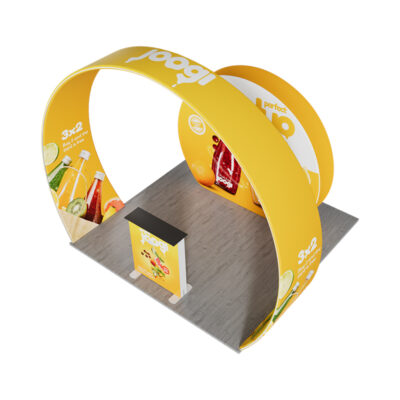 10x10ft Trade Show Booth Package D2