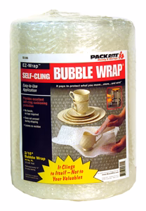 PackRite Self Cling Bubble Wrap 3/16 x 12 x 40 Feet Roll