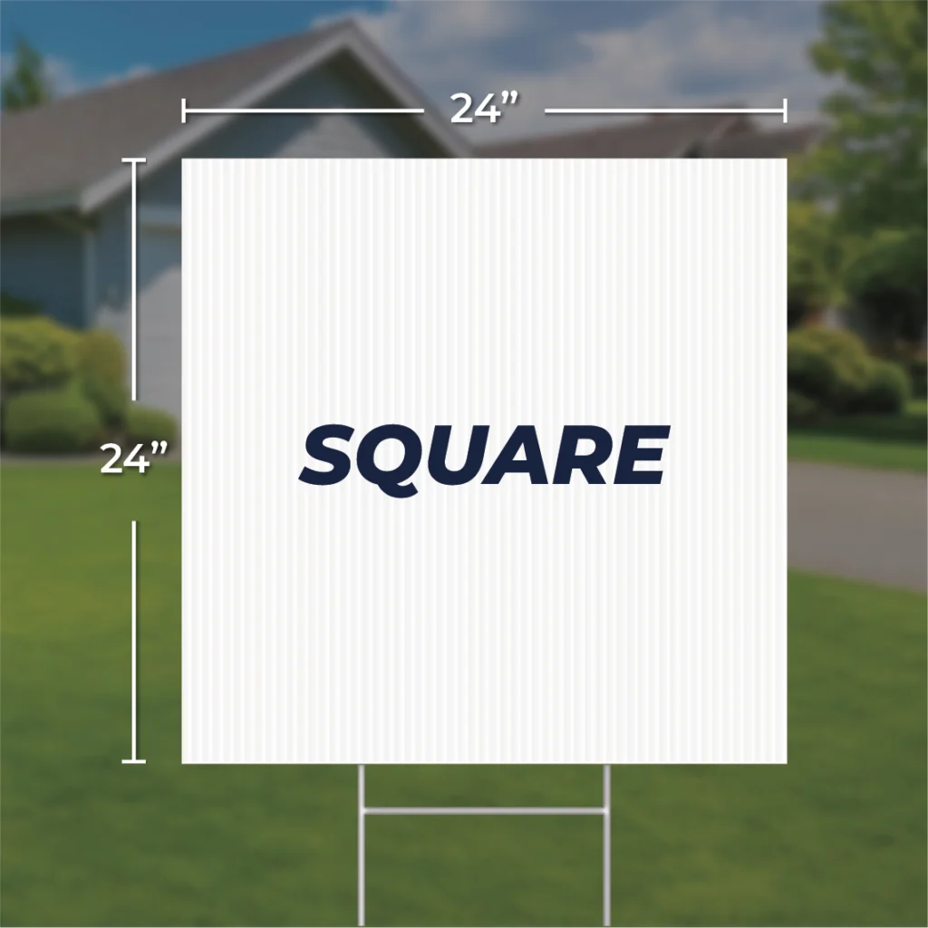 Square signs